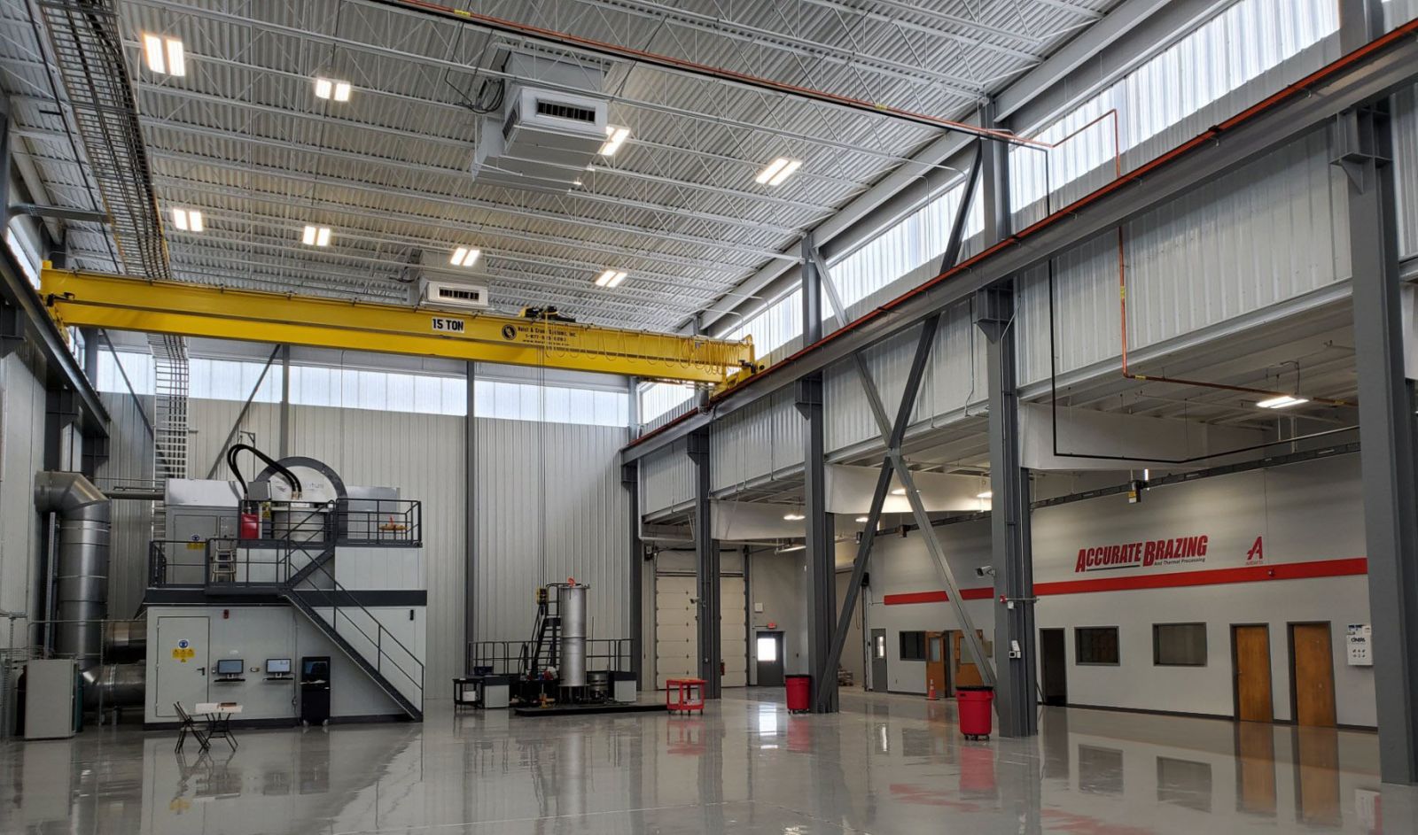 Accurate Brazing's Garlington Road facility was built to house up to three hot isostatic presses. (Photo/Provided)
