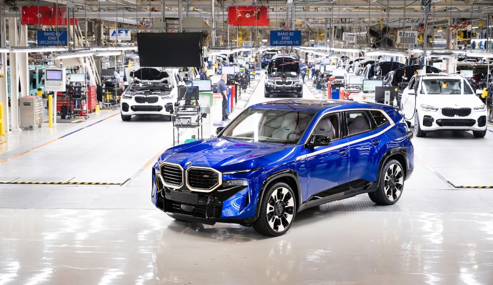 Production of the first high-permformance BMW M with an electrified drive system has begun at Plant Spartanburg.  (Photo/Steve Wilson/BMW)
