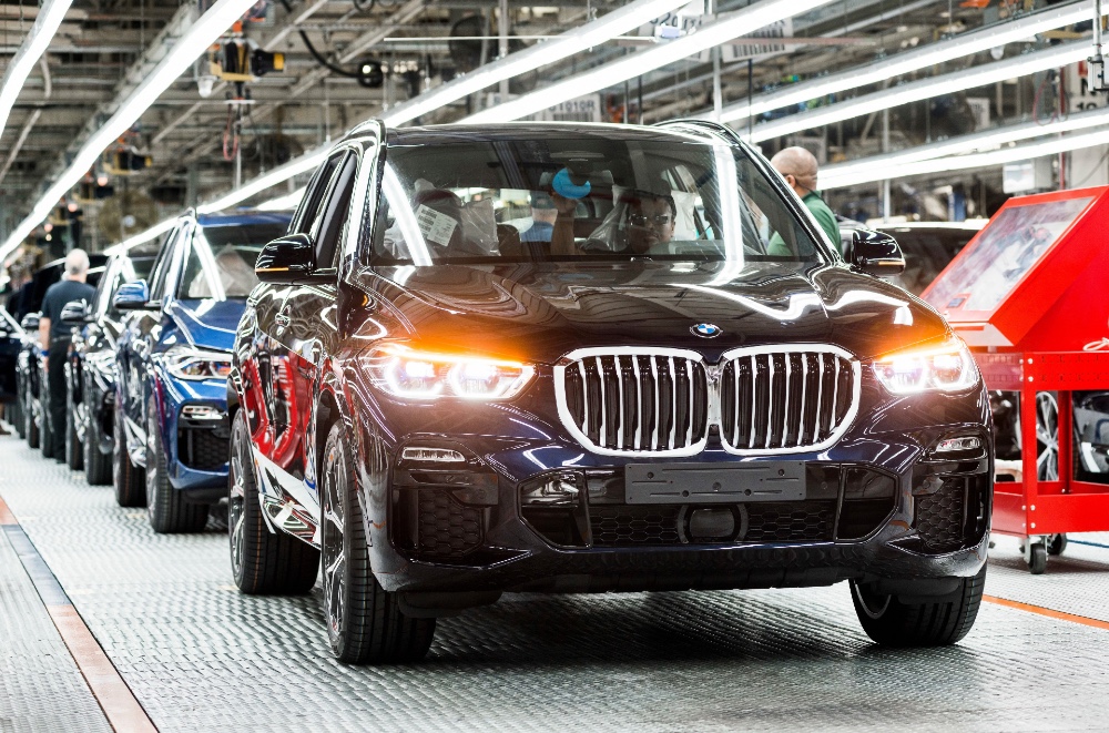 A BMW X5 leaves the Plant Spartanburg's final finish assembly line. (Photo/Provided)