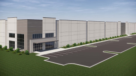 Construction on the 195,000-square-foot industrial spec building is slated for completion in summer 2021. (Rendering/Provided)