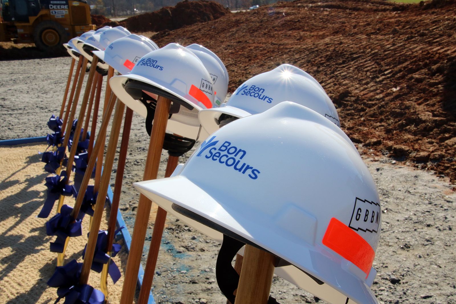 Bon Secours broke ground on its new 41,450-square-foot Simpsonville healthcare center Tuesday. (Photo/Provided)