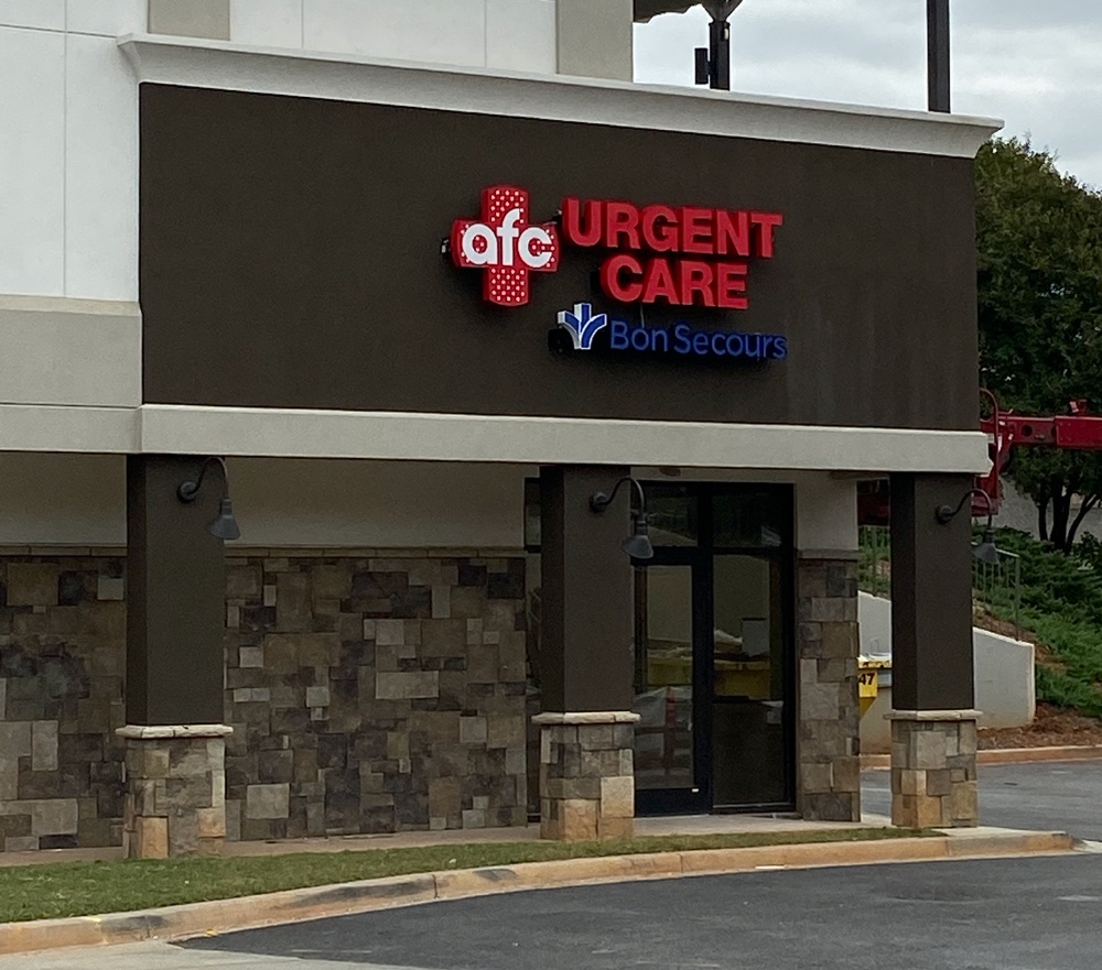 Bon Secours St. Francis Health System is expanding its AFC Urgent Care Bon Secours sites to include a new 3,000-square-foot location at 2709 Pelham Road. (Photo/Provided)