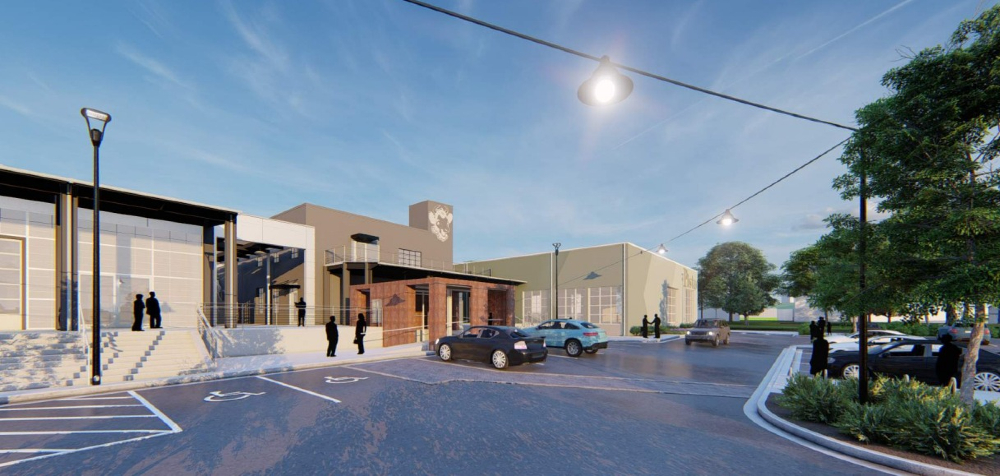 Located at 711 W. Washington St. in downtown Greenville, Borden will have 125 on-site parking spaces - exclusive to the project and free of charge to occupants and guests - and is also located in an Opportunity Zone. (Rendering/The Furman Co.)