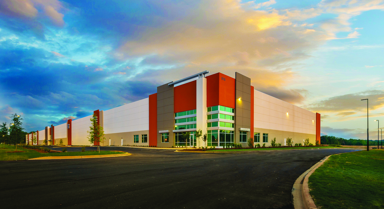 Smith Farms Industrial Park, a 450-acres multi-building speculative industrial development in Greer, broke ground on this building in September 2021. The park adds 1.1 million square feet of warehousing space to the Upstate's inventory. (Photo/Provided)