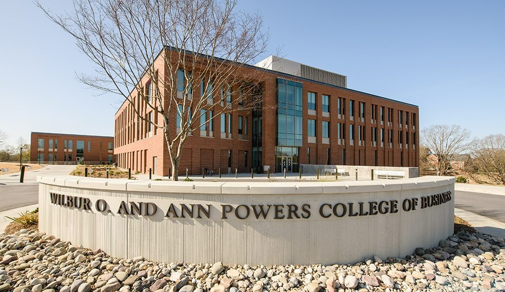 The John E. Walker Department of Economics is housed in the newly named Wilbur O. and Ann Powers College of Business. (Photo/Clemson University)