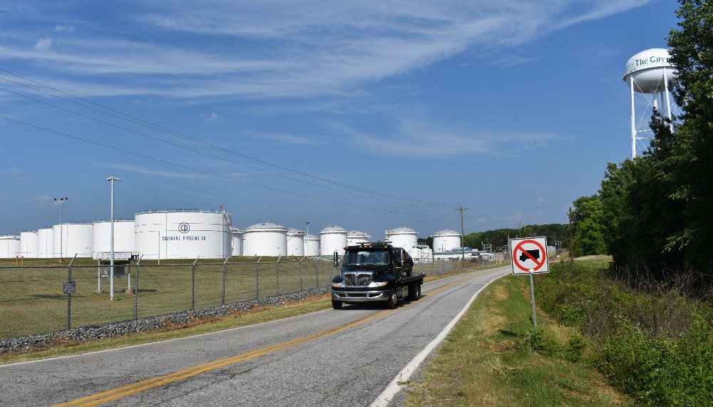 The Colonial Pipeline and Kinder Morgan's Products Pipeline delivers gas to terminals to Belton and Spartanburg. (Photo/Molly Hulsey)