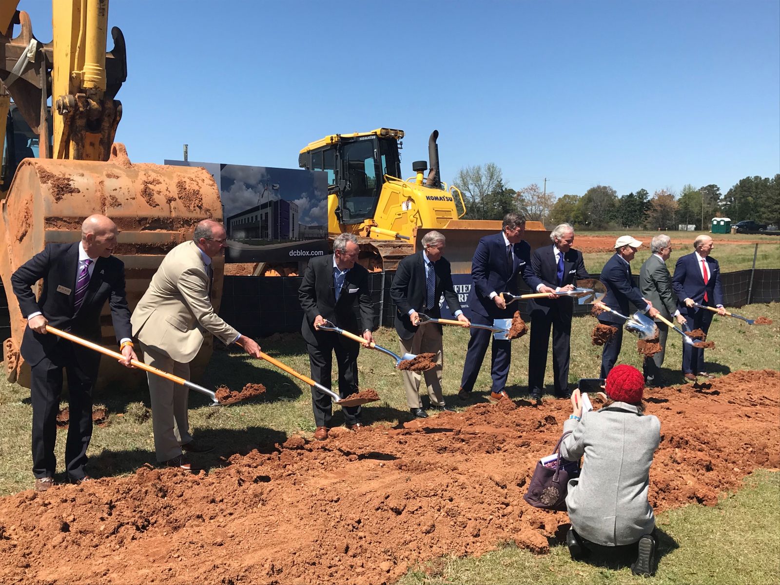 DC Blox hosted a groundbreaking with Gov. Henry McMaster and Sen. Lindsey Graham Thursday. (Photo/Provided)