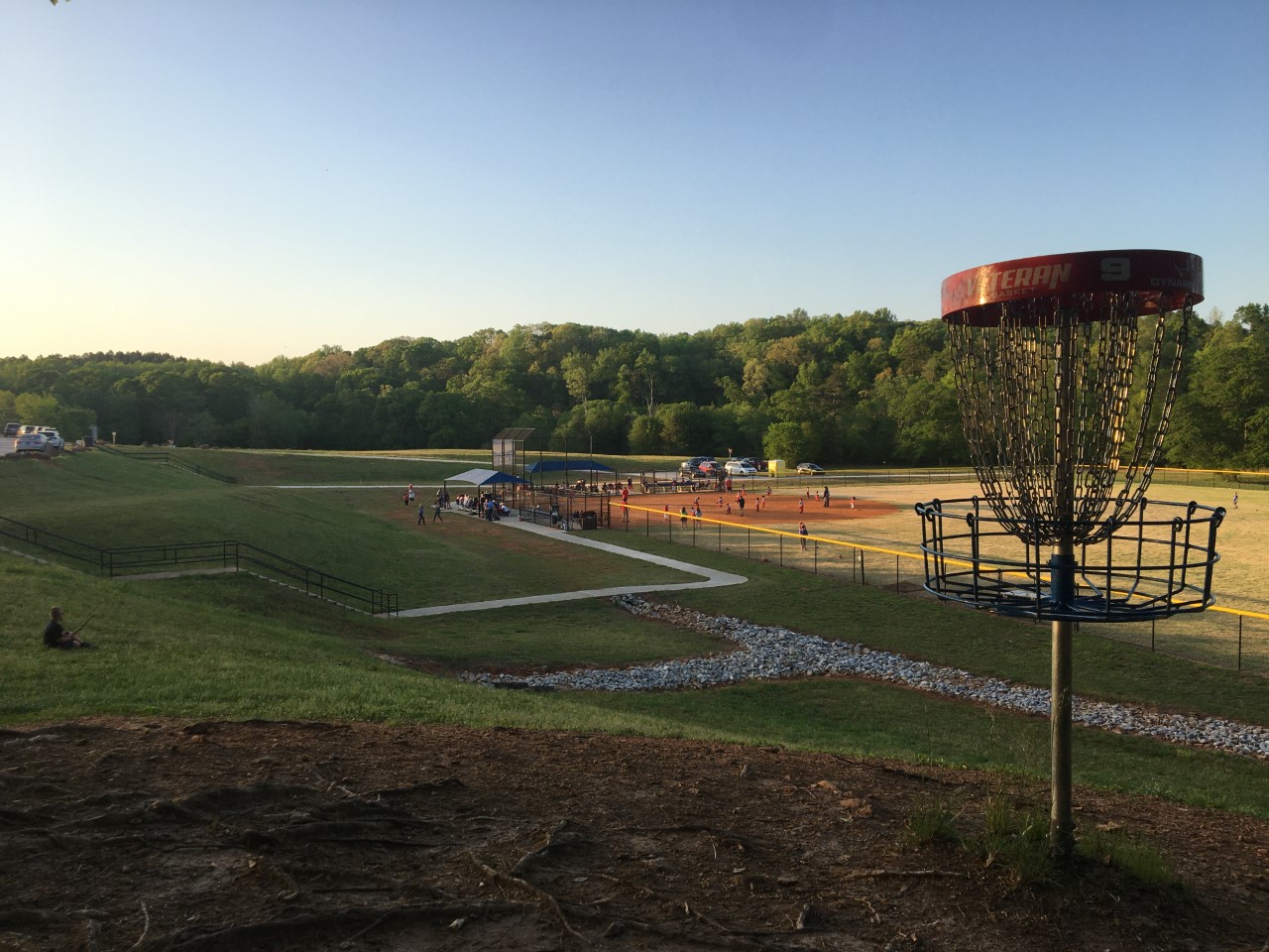 Only a few years ago, Dolly Cooper Park was an empty field with few visitors. Today, a baseball and football field, as well as a disc golf course, mark the first phase of Anderson County's development plan for the park. (Photo/Molly Hulsey) 