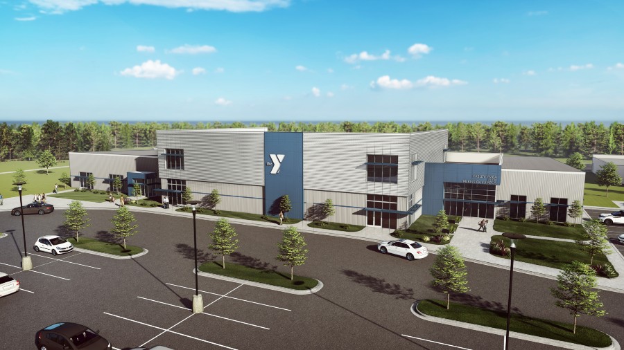 The new YMCA facility will include cardio and strength centers, classrooms and a functional training room among other amenities. (Rendering/Provided)