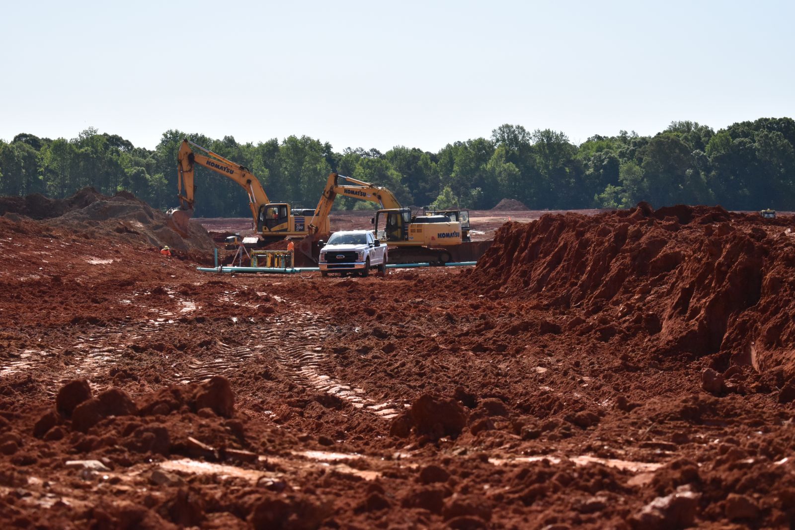 Vermeer's finished plant at the South Greenville Enterprise Park is expected in 2021. (Photo/Molly Hulsey)