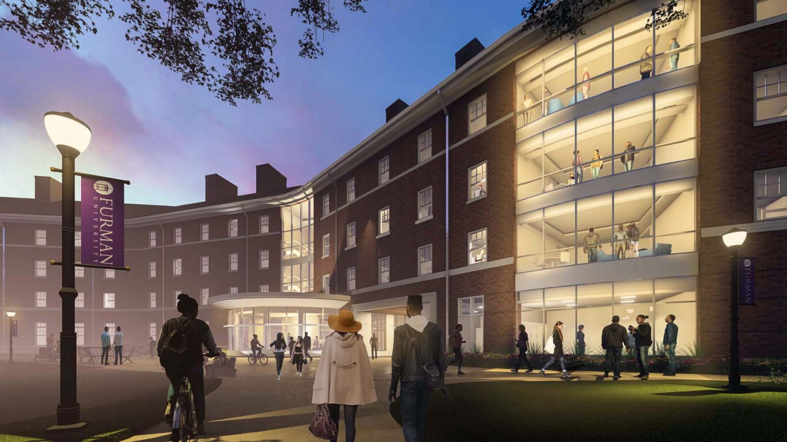 The new residence hall for first-year students will replace the current Blackwell Hall, built in 1967. (Rendering/Provided)