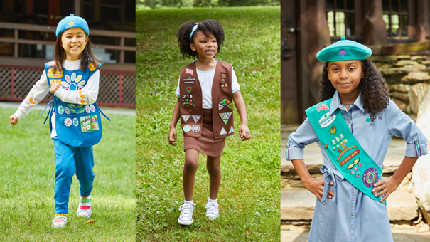 Milliken's new Girl Scout uniforms were made from post-consumer plastic bottles. (Photo/Provided)