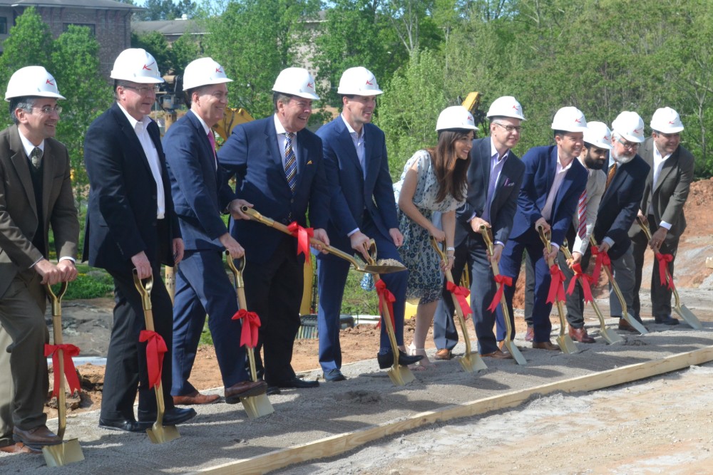 Ground has been broken for the Grand Bohemian Hotel Greenville. (Photo/Ross Norton)