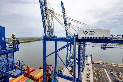 The Hugh Leatherman Terminal's installation has prompted Upstate investment and expansion even before the launch of capital projects at the Inland Port. (Photo/Kim McManus).
