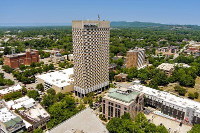 Although more tall buildings have been built downtown, the Landmark Building remains a dominant part of the Greenville skyline. (Photo/Provided)