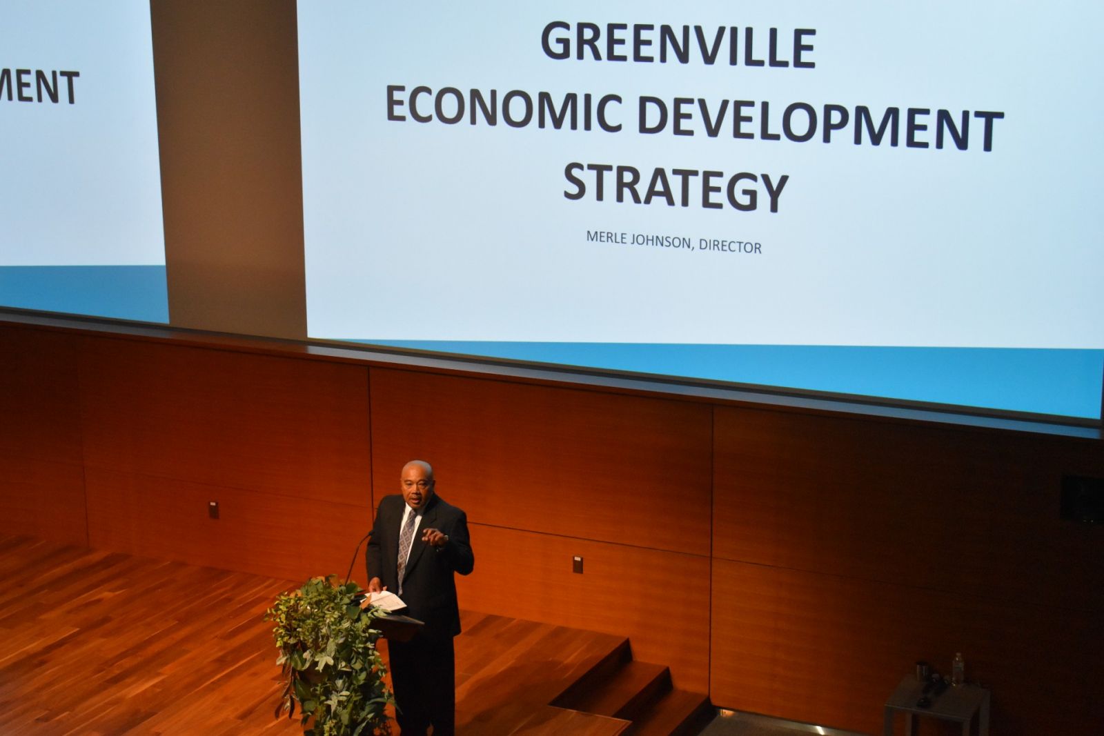 Merle Johnson, city of Greenville's economic development director, was born in Seoul, Korea and found his way into the Upstate via Charleston, where he served as director of operations at the Charleston County Economic Development Department. (Photo/Molly Hulsey)