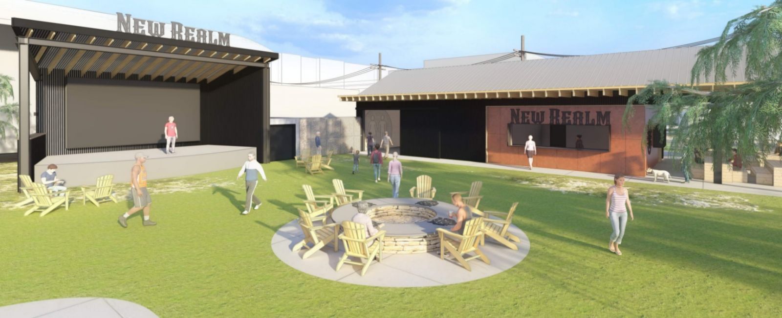 The New Realm Brewing Co. Greenville facility will be the brewery's fourth location. (Rendering/Provided)