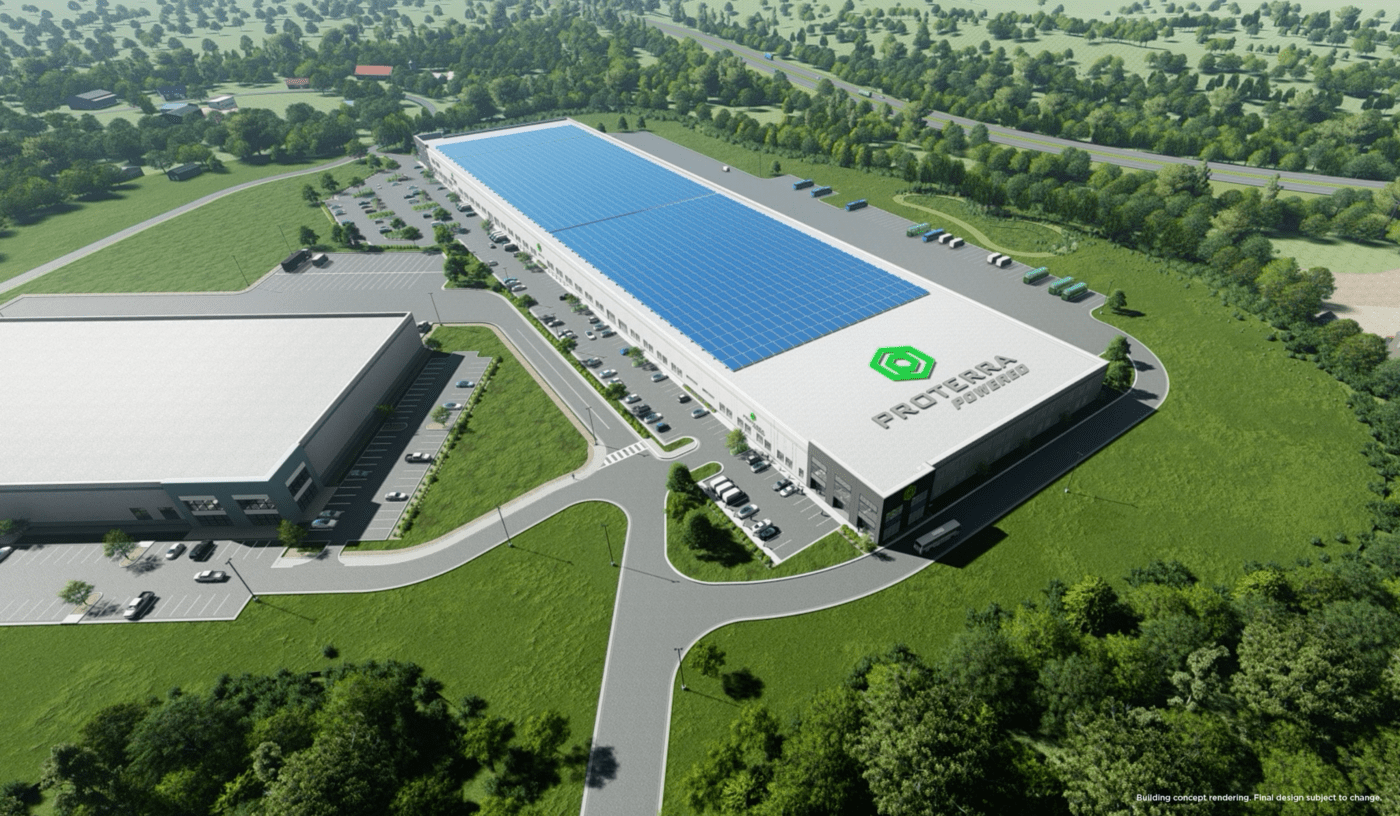 The 327,000-square-foot plant will be located at the 42.76-acre Carolina Commerce Center adjacent to the Greenville-Spartanburg International Airport.(Rendering/Provided)