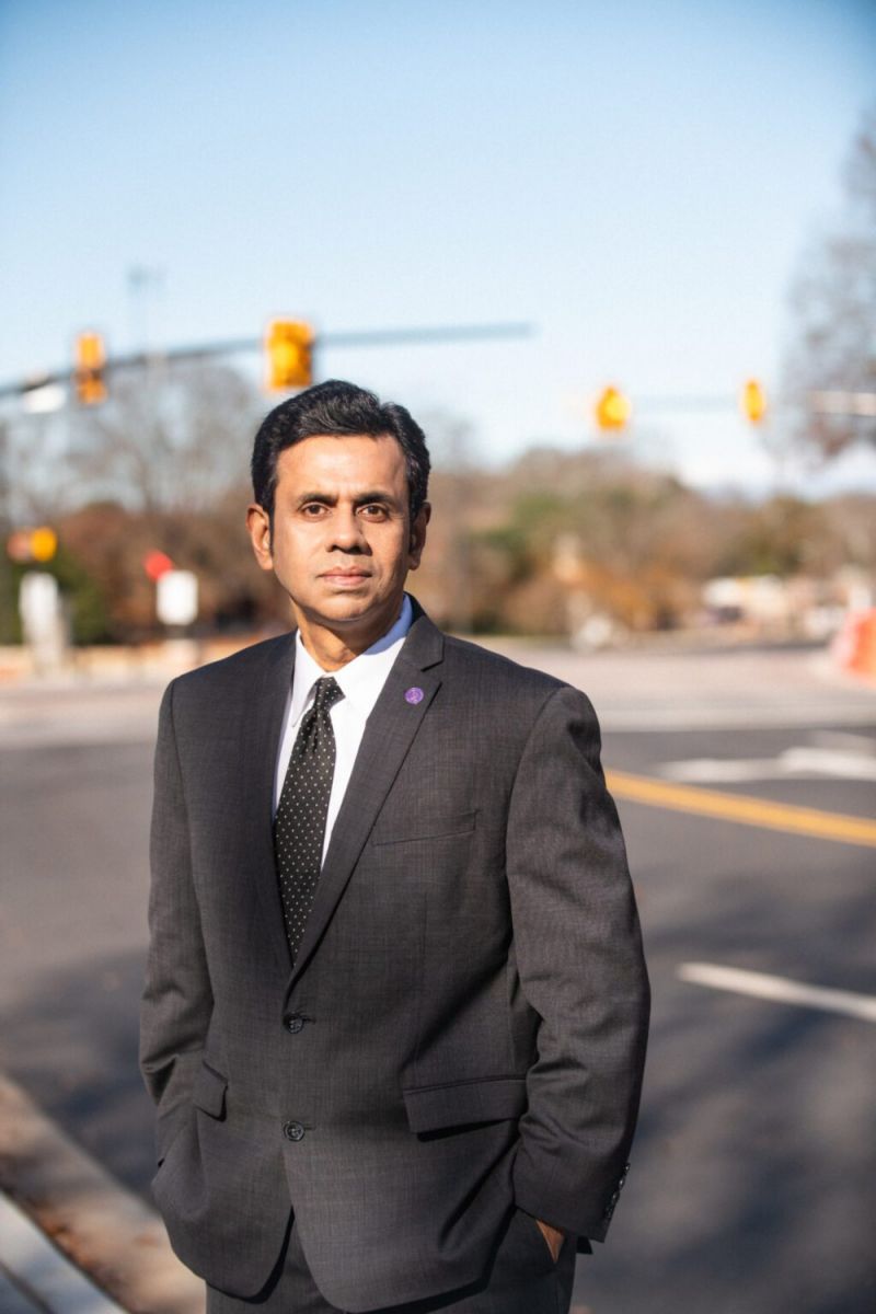 Mashrur â€œRonnieâ€_x009d_ Chowdhury serves as the principal investigator and director of the new National Center for Transportation Cybersecurity and Resiliency (TraCR) at Clemson. (Photo/Clemson University)