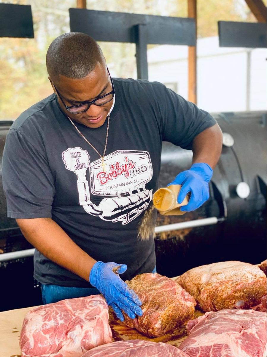 Tay Nelson's barbecue and seasoning has been featured on the national stage several times. (Photo/Molly Hulsey)