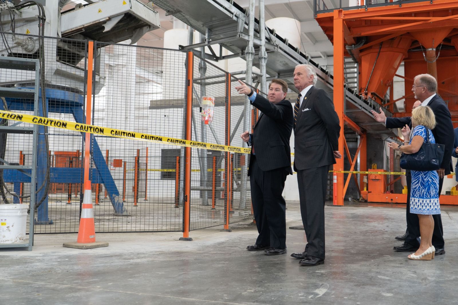 Gov. Henry McMaster tours Spartanburg's new Tindall plant. (Photo/Provided)