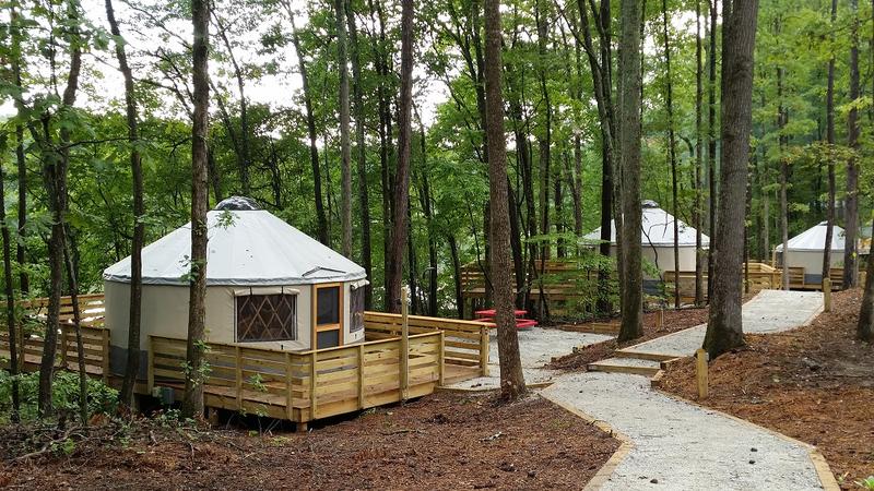 Yurts on the property will offer "glamping" amenities and air conditioning. (Photo/Provided)