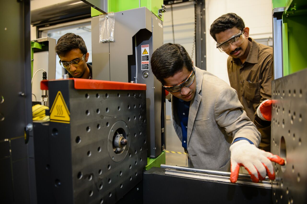 Srikanth Pilla and his graduate students at the Center for Automotive Engineering in Greenville are working on ways to make cars lighter and, therefore, more fuel efficient. (Photo/Provided)