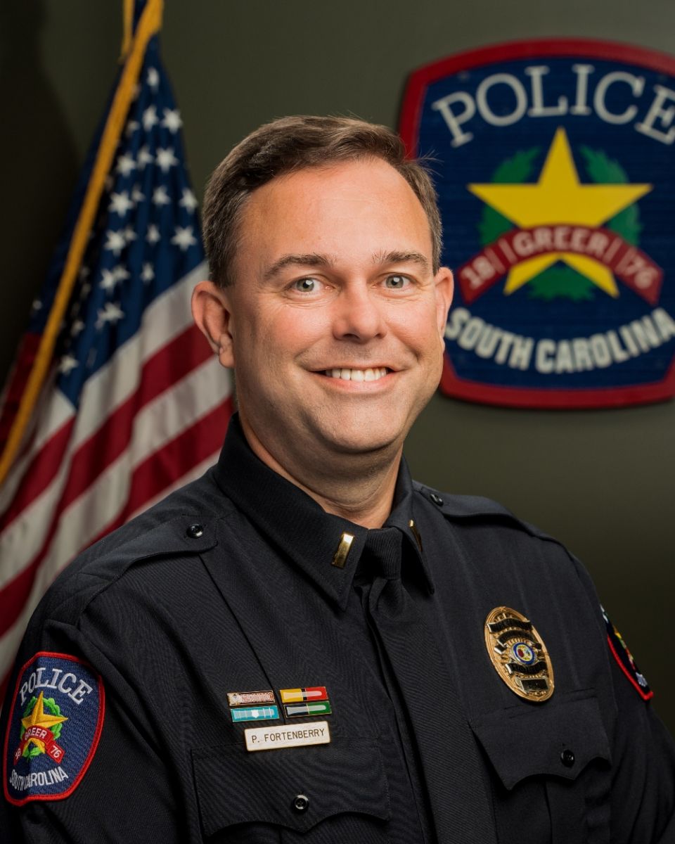 Captain Patrick Fortenberry, a 27-year veteran of the Greer Police Department, will leave his position on Aug. 2 to become the chief of police in Fountain Inn. (Photo/Provided)