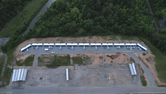The data center near Anderson (pictured) and the two in Union County created 125 jobs during construction and set-up phases, the company says. (Photo/Provided)