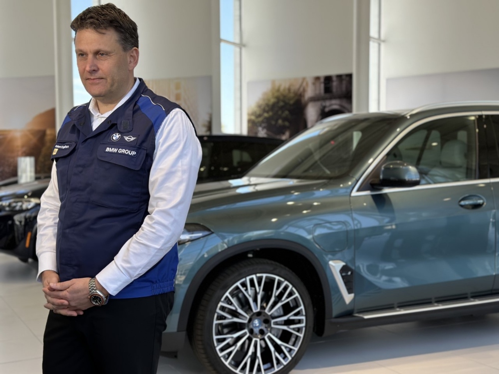 BMW Manufacturing President and CEO Robert Engelhorn acknowledged the role of the workforce in Plant Spartanburg's success. (Photo/Krys Merryman)