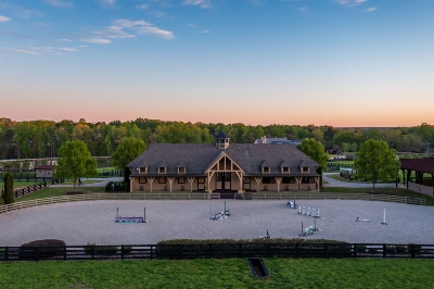 The paddock includes 12 horse stalls and a tack room, according to the listing. (Photo/Provided)