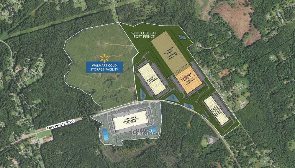 Site of the future Walmart distribution center, the company's largest so far. (Photo/Provided)