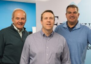 (Left to Right: Charles Monroe (cofounder, CMC), Jeremy Steiner (president, Everworks Automation), Greg Pawson (CEO, CMC). (Photo/Provided)