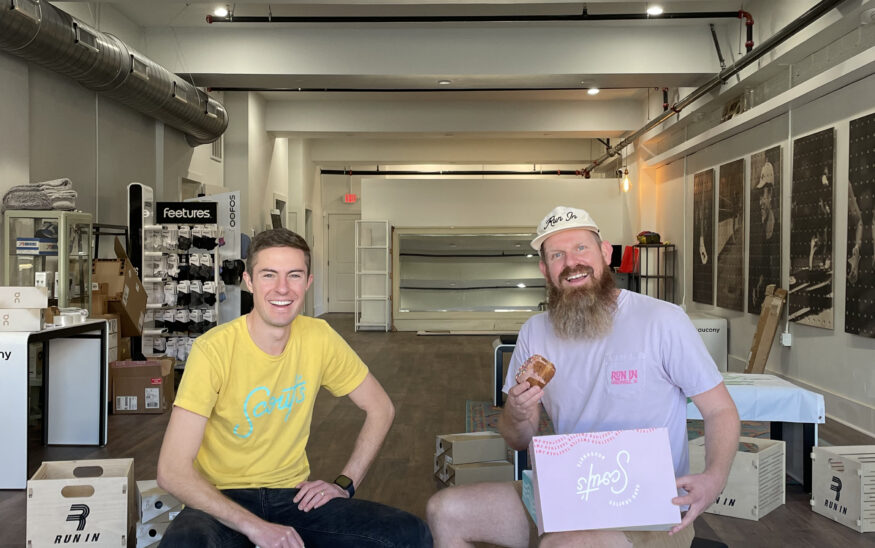 Scout’s Doughnuts teamed up with Run In’s new location in downtown Anderson at 120 E. Earle Street—where Scout’s will be operating at the front half of the store come April 13.