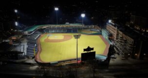 The Greenville Drive organization says a new lighting system will entertain fans and make playing conditions better and safer for players. (Photo/Greenville Drive)