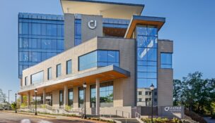 United Community Bank has unveiled its $65 million corporate headquarters in downtown Greenville, located next to the Grand Bohemian Lodge. (Photo/United Community)