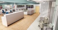 The enlarged center at the Prisma Health Oconee Medical Campus in Seneca would double the number of patients that can receive infusion services. (Rendering/Batson Associates)