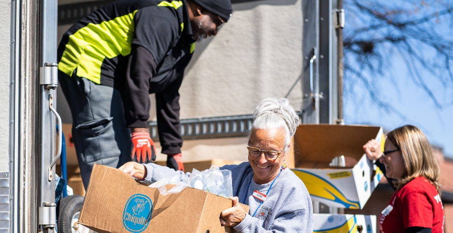 Loaves & Fishes was awarded $100,000 over two years to help cover the operating costs of four refrigerated trucks that deliver more than 1 million pounds of donated perishable produce to organizations that provide meals to 42,000 people in Greenville County. (Photo/Loaves & Fishes)
