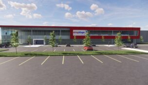 ElringKlinger Group is the second new tenant to announce plans for a new industrial park in Easley. (Rendering/RealtyLink)