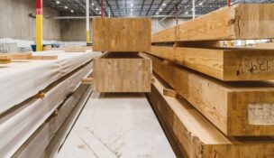 The company at full capacity can produce 1 million square feet of mass timber fabrications. (Photo/Timberlab)